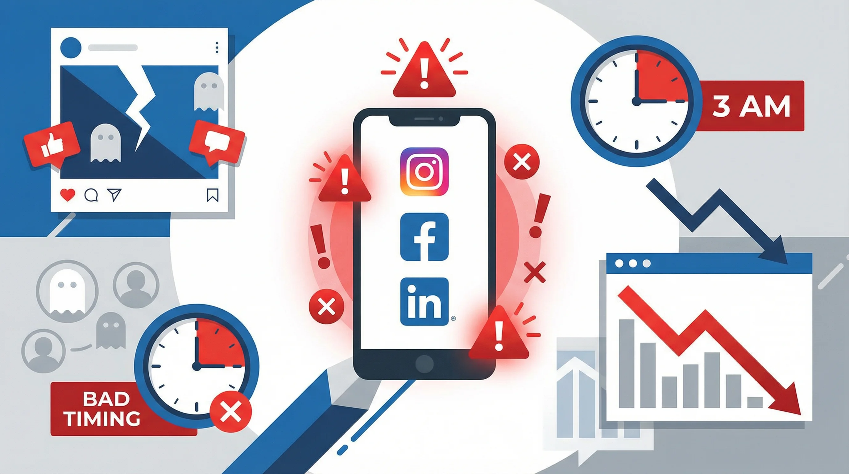 5 erreurs fatales sur les réseaux sociaux qui font fuir vos clients